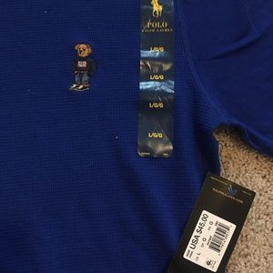 polo ralph Lauren  long sleeve waffle knit mens l